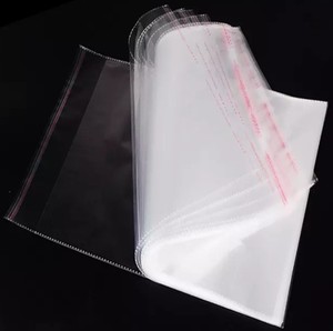 customized transparent opp self-adhesive polybag plastic packaging bag for clothing