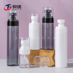 Ruitu Translucent Black Petg Spray <b>Bottle</b> 30Ml Facial <b>Mist</b> Travel Size Manual Dispenser For Toner - Product Image 1
