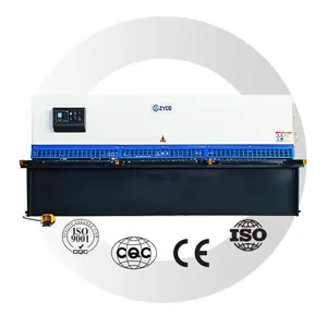 NC CNC ES21S Contrôleur Guillotine DELEM DAC360T 10*2500 10*3200 Cisaille hydraulique en acier blanc