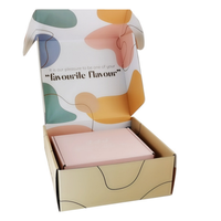 Emballage de rouge à lèvres en carton brun avec impression flexographique personnalisée et gaufrage, design coulissant, petite boîte pliante