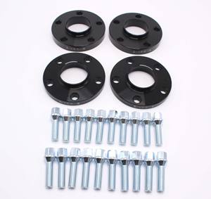 4 pièces entretoises de roue noires décalées 66,6 mm 15/20 mm 5x112 mm et boulons (40/45 mm) pour <span class=keywords><strong>Audi</strong></span> <span class=keywords><strong>A5</strong></span>, état neuf VA1987 - Product Image 2