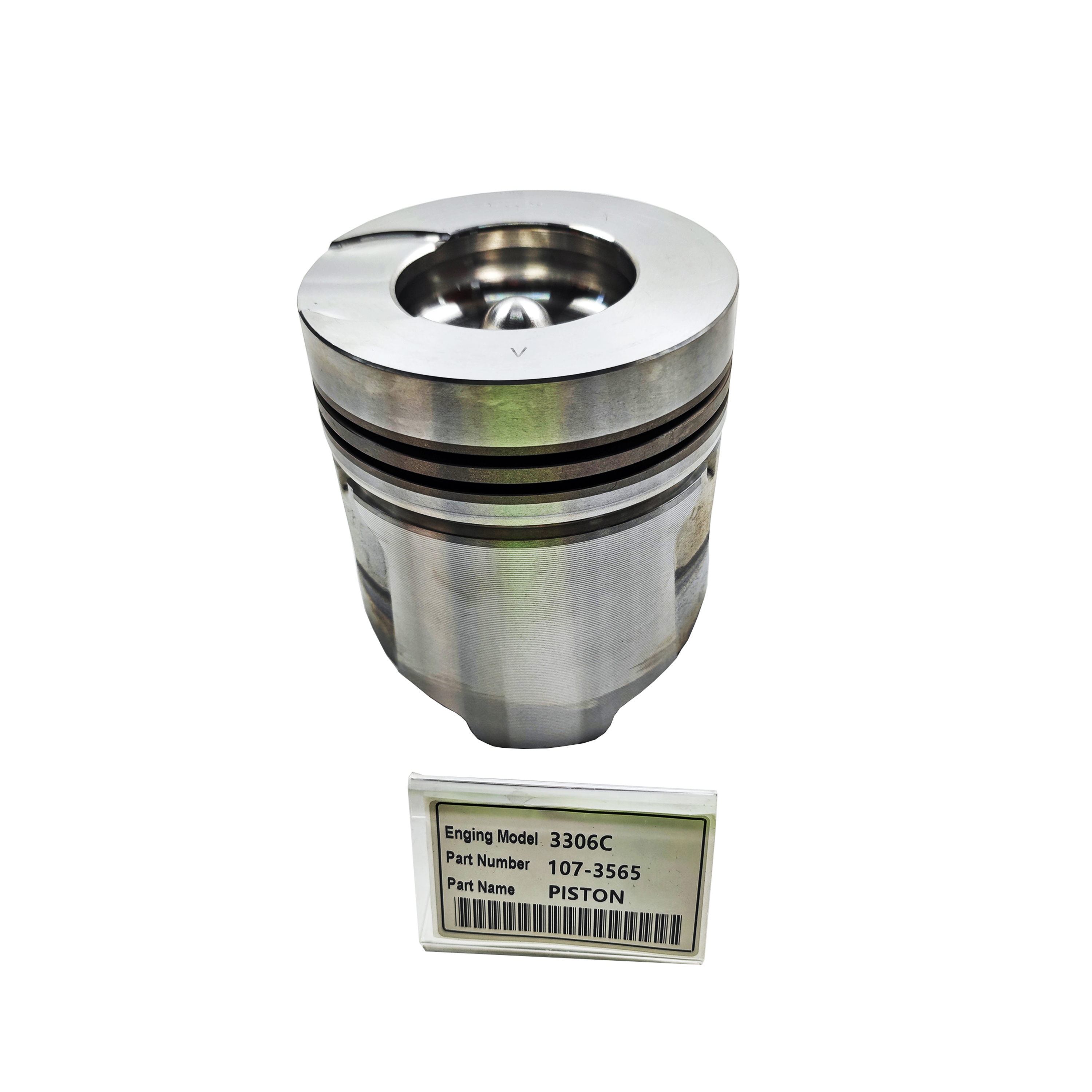 3306 3306C Piston With Pin 1073565 107-3565 Suitable for Caterpillar Machinery Engine - Gupta Tractor Spares Co.