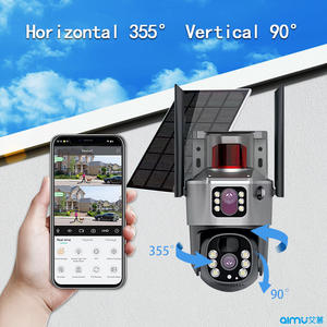 V380 Pro Wifi Ip 4G Sim Card Outdoor Solar Cctv Ptz Camera Wifi Panorama Outdoor Dome Security Solar Camera Ai Cctv Ip Camera - Product Image 3