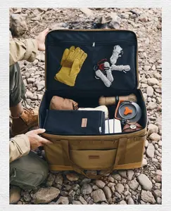户外野营储物袋旅行野餐烧烤袋重型携带耐用野营装备