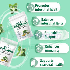 Capsules molles d'huile d'origan ASAP Supplément aux herbes Capsules molles d'huile d'origan et d'huile de graine noire - Product Image 2