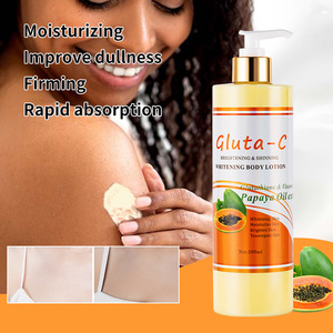 Vente en gros de produits de soins corporels Crème à la papaye à la vitamine C naturelle Lotion corporelle blanchissante pour la peau avec papaye - Product Image 2