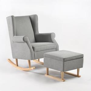 Modern Kids <b>Rocking</b> <b>Chair</b> with Eco-friendly Design Comfortable Armrest and Solid <b>Wood</b> Legs for Bathroom Use - Product Image 3
