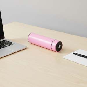 Termo de Acero Inoxidable FACTORY de 500 ml, Botella de Agua para Gimnasio, Vaso Térmico de Acero Inoxidable - Product Image 5