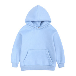 Qingli OEM özel fabrika özelleştirilmiş kızlar Hoodie kış çocuklar için rahat katı kazak kazak giyim - Product Image 5