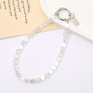 KC105 Handmade Beaded <strong>Beads</strong> Light Luxury High-end Style Fashion Commuter Mobile Phone Case Pendant <strong>Keychain</strong> - Product Image 4