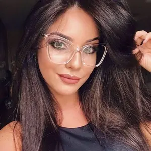 10263 Superhot Eyewear 2019 واضح عدسة النظارات الإطار المرأة القط العين النظارات