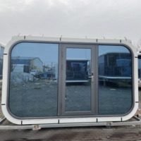 Maison capsule spatiale modulaire moderne de luxe préfabriquée, personnalisable, prête à vivre