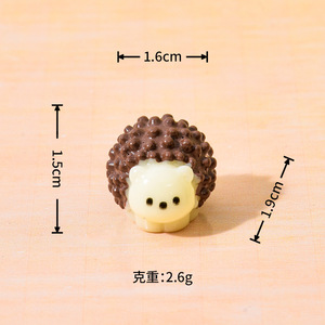 Accessoires en résine mignons en forme de mini-animaux marins, décorations DIY pour paysages, petits ornements pour voiture et bureau - Product Image 6