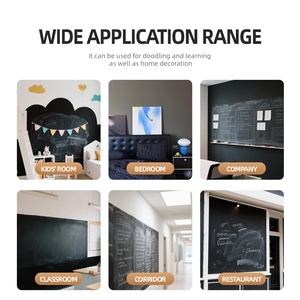 Pintura Magnética <span class=keywords><strong>para</strong></span> <span class=keywords><strong>Pizarra</strong></span> a Base de Agua, Color Negro, <span class=keywords><strong>para</strong></span> Paredes de Aulas, Oficinas, Salas de Reuniones, Hogar, Bricolaje, Autoaplicación - Product Image 5
