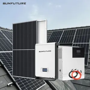 5KW Off Grid Solar Power System for Home Energy Saving 24 hours solar energy 6KW gel or lithium ion battery storage