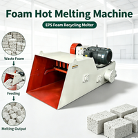Machine de compactage à froid pour mousse EPE/EPS, machine de recyclage et de fabrication de blocs de mousse perlée par compression à vis