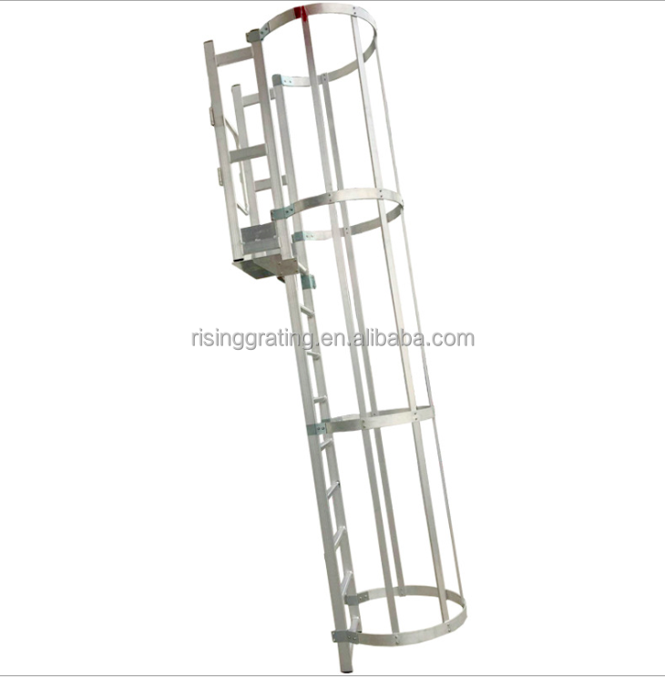 Высокопрочная горячеоцинкованная стальная труба с одной прямой лестницей