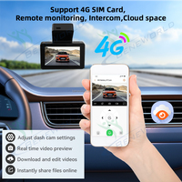 Caméra embarquée 4G double objectif avant et arrière, enregistrement en boucle avant 2K arrière 1080P, GPS+BDS, capteur G, caméra DVR pour voiture