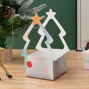 Caja de Regalo Navideña Premium para Pasteles y Dulces, Bolsa de Regalo Elegante, Regalo de Nochebuena, Regalo de Año Nuevo con Asa - Product Image 5
