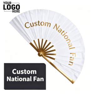 Abanicos Plegables Personalizados con la Bandera de Kiribati, Abanicos Impresos al por Mayor para Carnaval, Bodas, Festivales, Fiestas, Agencias de Viajes, Regalos - Product Image 2