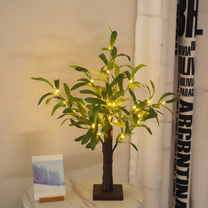 Luces LED para Árbol de Hojas de Olivo, Brillo Cálido, Decoración Navideña para el Hogar, Iluminación Interior para Paisajes FS-SD088 - Product Image 4