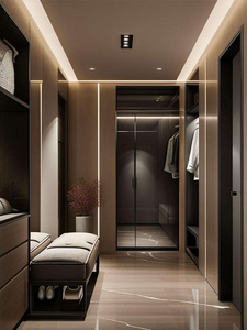 Armario doble de estilo moderno con material de puerta de MDF de diseño en línea para muebles de dormitorio de hogar o hotel para uso en apartamentos - Product Image 3