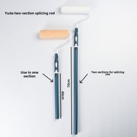 Outil de peinture DIY : Prolongateur de brosse à bords, rouleau, adaptateur multi-angle à poignée en plastique pour endroits hauts, garantie 1 an, ODM