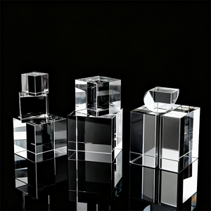 Hbl nhiều kích cỡ Nhà Máy Giá pha lê trống trong suốt rõ ràng 3D khắc laser K9 Glass trống pha lê Cube - Product Image 5
