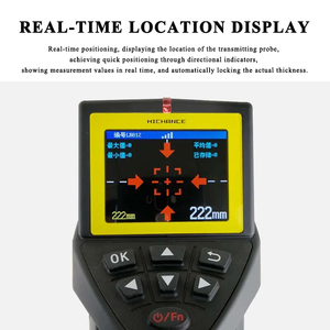 HC-HD90 Kablosuz Zemin Kalınlığı Dedektörü Akıllı Konumlandırma Beton Duvar Panel Kalınlığı Dedektörü - Product Image 4