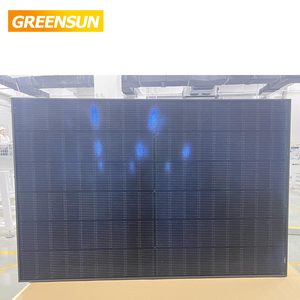 Panneau solaire Full Black Topcon 420W 425W 430W 440W 450W, panneau solaire bifacial mono, type N, meilleurs panneaux solaires au monde - Product Image 2