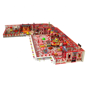 Terrain de jeu intérieur de haute qualité avec grande fosse à balles et grand toboggan équipement de terrain de jeu intérieur enfants affaires à vendre - Product Image 1