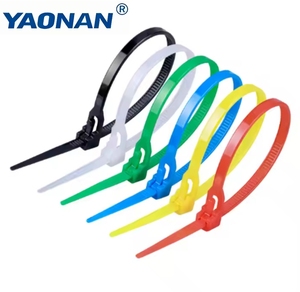 Attaches de câble en nylon 66 réglables et réutilisables |   Gestion des câbles robuste et écologique, organisateur de câbles électriques, libération facile - Product Image 1
