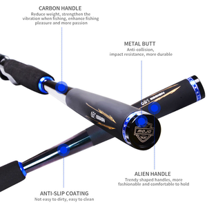 Cần câu cá biển MOJO BASS 36T High Carbon Blank Spinning Casting, <span class=keywords><strong>1</strong></span>.98m 2.13m 2.28m, 2 khúc, lực M/MH/ML - Product Image 3