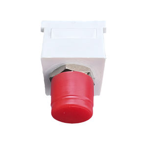 Adaptor Keystone Fiber Optik Rumah Tangga 110 UTP <span class=keywords><strong>CAT5E</strong></span> CA6 CAT6A Keystone Jack Kontak Tembaga Berperingkat IP68 - Product Image 1