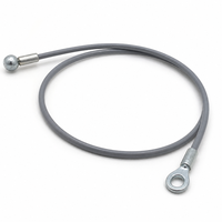 Câble d'équipement de fitness SOLITE 7x19 recouvert de PVC avec extrémité à bille et œillet, acier standard GB 60/70/80
