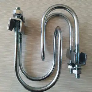 Colliers de serrage en deux pièces en acier inoxydable Connecteurs hydrauliques à double vis Support de tuyau industriel 1 ''Standard