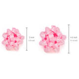 24ct d'arc-cadeau de couleur vive, couleur unie, ruban de décoration de vacances personnalisé, emballage de cadeau, nœuds en étoile - Product Image 2