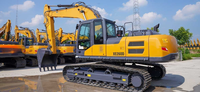 Excavatrice sur chenilles de 26 tonnes, 1,2 m, équipée d'un moteur, d'une pompe et d'une boîte de vitesses, pour travaux de terrassement, série E, pour chantier de construction