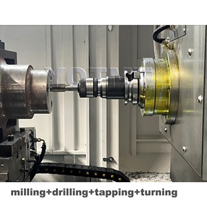 เครื่องเจาะสองด้าน CNC ศูนย์กัดแนวนอนสำหรับก้านเพลา2000มม - Product Image 6