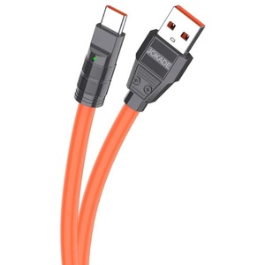 Jokade Orange <b>Usb</b> <b>Type</b> <b>C</b> Charging <b>Cable</b> 1m Fast Charge For Phone Tablet - Product Image 1