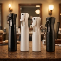 Pulvérisateur professionnel de 300 ml à brume fine continue, rechargeable, vide, à pression, pour coiffure, nettoyage et jardinage