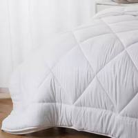 Couette en microfibre 100% coton pour famille, taille double, garnissage en polyester, brodée, douce, pour toutes les saisons