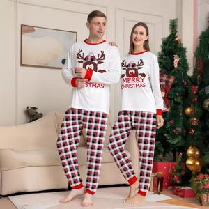 Nouveaux pyjamas de Noël pour la famille, motif renne et lettres écossaises, collection Designer Mon et Moi - Product Image 3