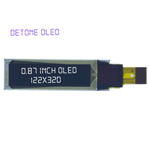 0,87 OLED разрешение 128x32 Драйвер Ic SSD1316Z паяльный 15PIN 0,87 дюймов Мини ooled модуль дисплея - Product Image 1