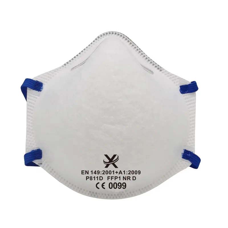 맞춤형 일회용 미립자 호흡기 안면 보호대 성형 FFP1 FFP2 먼지 마스크 CE 승인