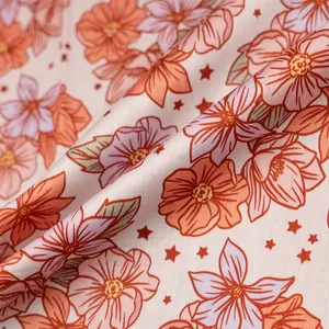 100% pur coton Satin doux sentiment liberté fleurs imprimer Tana pelouse londres liberté tissu pour robe