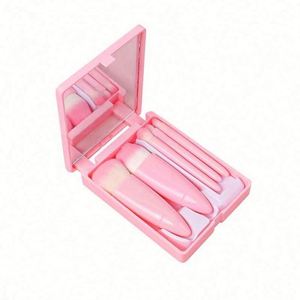 Brocha de Maquillaje Portátil Mini Retráctil de Nylon Suave para Polvo Suelto y Base, Herramienta de Belleza Multifuncional para Uso Doméstico - Product Image 3