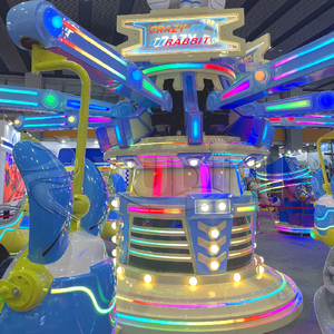 <span class=keywords><strong>2025</strong></span> Thiết Kế Mới Sân Chơi Ngoài Trời Trẻ Em Vui Chơi Giải Trí Công Viên Xoay Điên Nhảy Máy Trò Chơi Điên Thỏ Đi Xe Cho Bán - Product Image 2