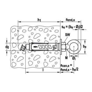 FISCHER - 90258 Anclaje de acero resistente con cáncamo TA M - EAN 4006209902585 ANCLAJES MECÁNICOS - Product Image 4