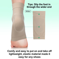 Manchon de compression en gel pour cheville, protection tubulaire en gel pour patinage artistique, roller et équitation